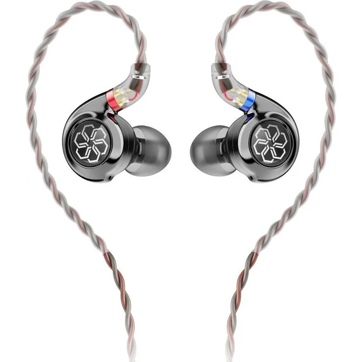 FiiO FH11, Kabelgebundene Kopfhörer mit bionischer Muschel und 10 mm Kalottenmembran, Schwarz