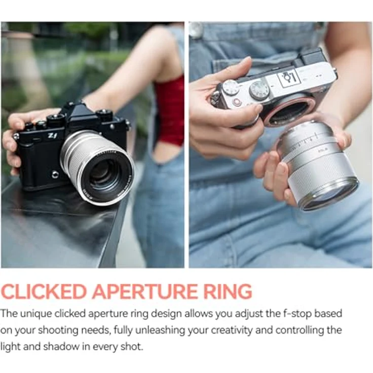 TTArtisan 75 mm F2.0 Autofokus AF-Objektiv mit Metallgehäuse, kompatibel mit Nikon Z-Mount, Vollformat, Silber – Bild 4