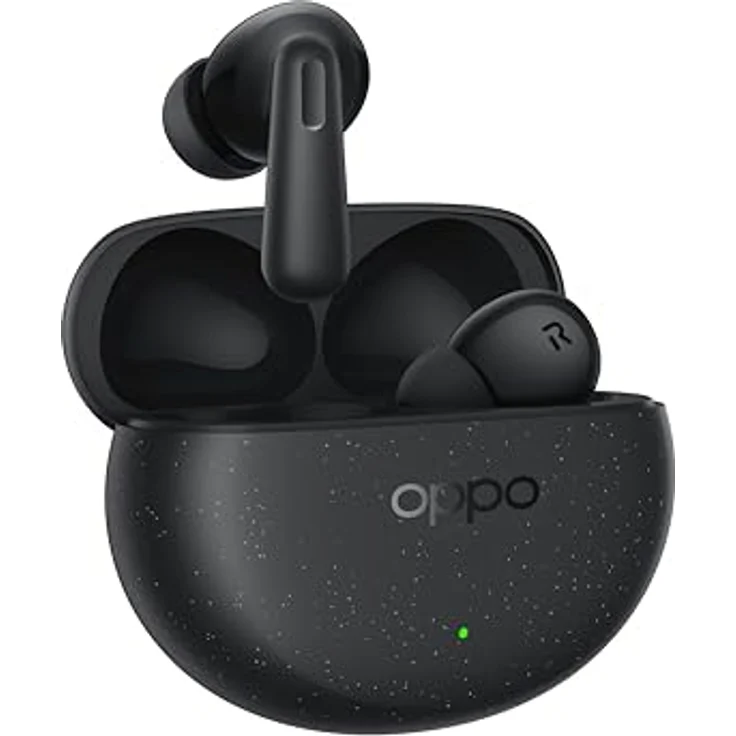 Oppo OPPO Enco Air4 Pro, Bluetooth-Kopfhörer mit aktiver Geräuschunterdrückung, IP55 Wasserbeständigkeit, 20 Stunden Akkulaufzeit, weiß – Bild 1