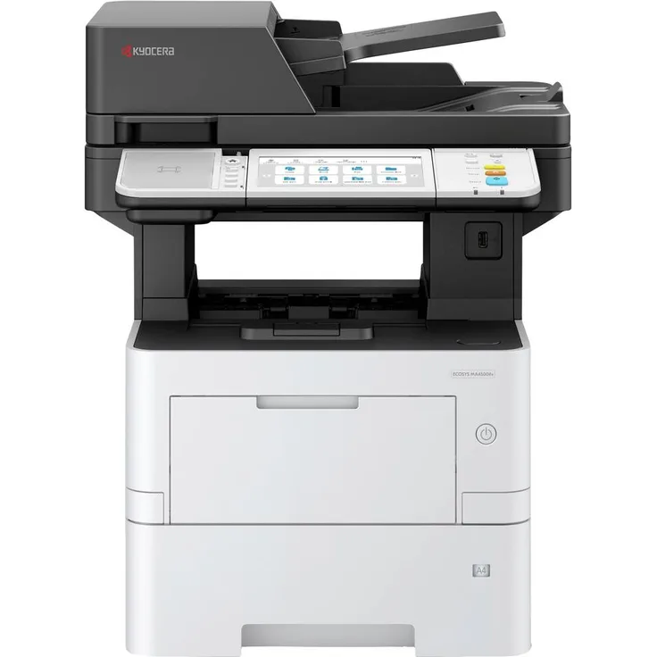 Kyocera ECOSYS MA4500ifx/Plus, Multifunktionsdrucker Laser Schwarz-Weiß A4, Drucker, Scanner, Kopierer, Fax, ADF, Duplex, LAN, USB