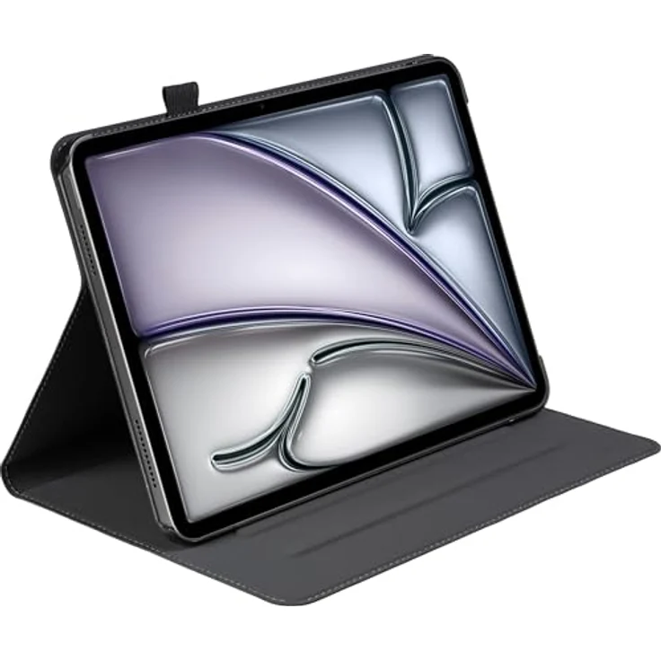 Gecko Covers Easy-Click Eco Tablethülle für iPad Air 11 2024 (6th Gen), 100% GRS-Material, Automatischer Schlaf/Wach-Effekt, Schwarz – Bild 2