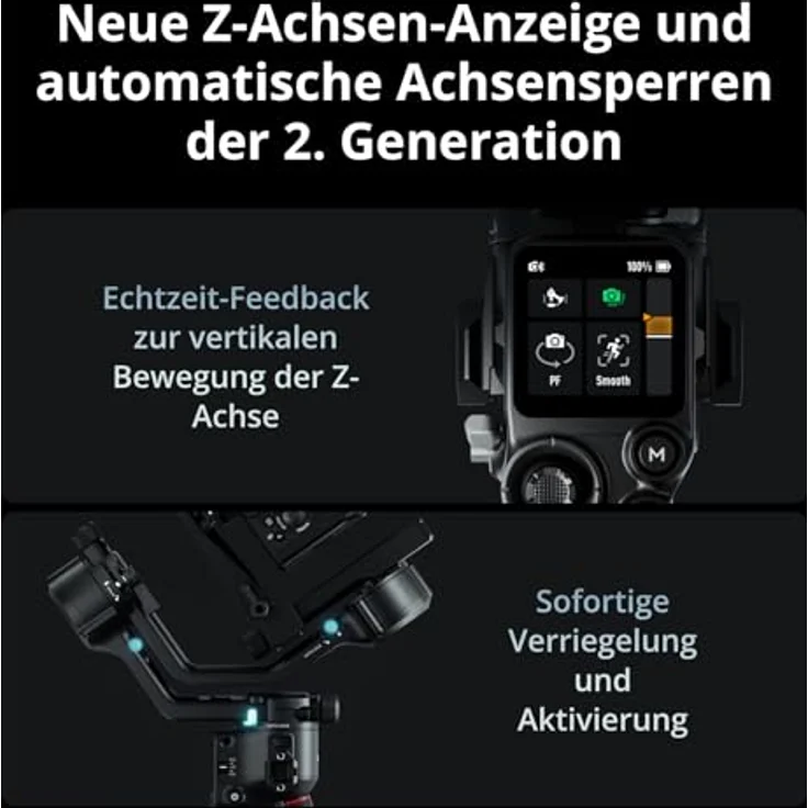 DJI RS 5 Combo, Gimbal mit intelligentem Tracking, Aktentaschengriff und 3 kg Nutzlast – Bild 8