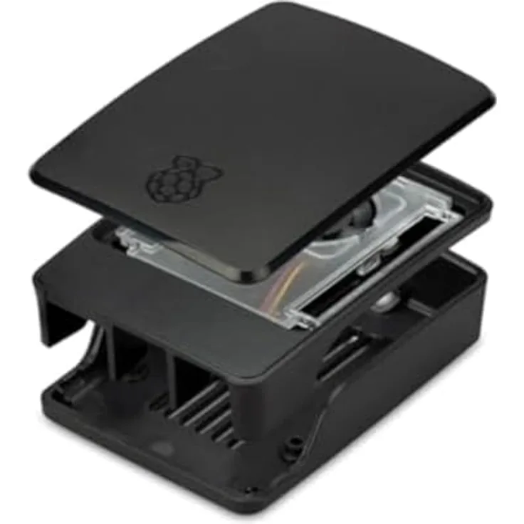 Raspberry Pi Raspberry Pi 5 Case - Schwarz, PWM-Lüfter, Zugriff auf alle wichtigen Ports, belüftet