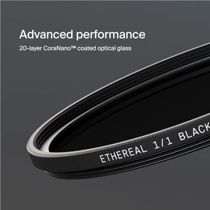 Urth 49mm Ethereal 1 Black Mist Filter Plus+, Objektivfilter zur kontrollierten Lichtstreuung, Schwarz – Bild 4