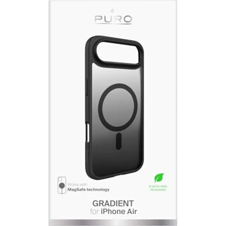 Puro Cover für Apple iPhone 17 Air, Gradient Hülle, schwarz – Bild 1
