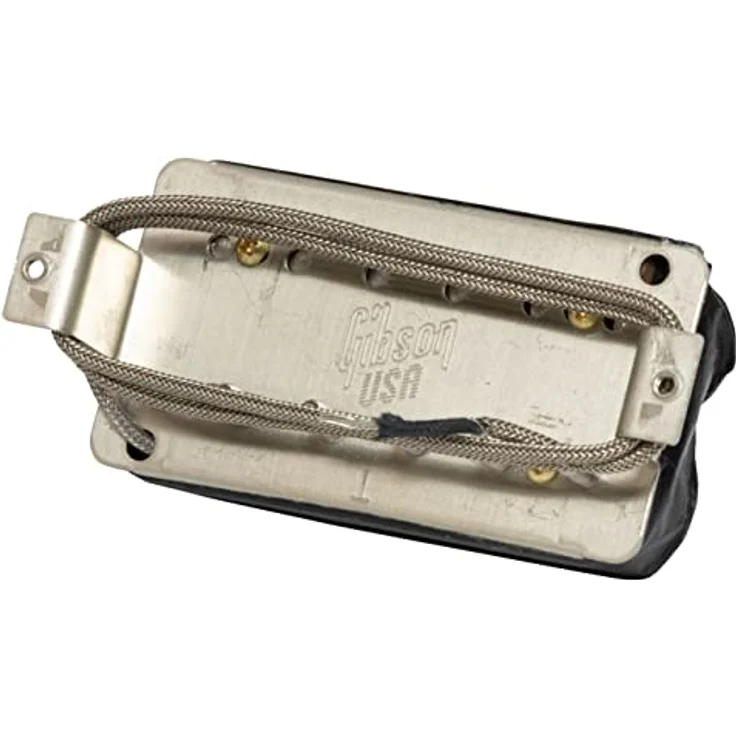 Gibson 70s Tribute Treble / Bridge, Humbucker Tonabnehmer für E-Gitarre mit High Output, Standard Saitenabstand, Nickel Kappenfarbe, made in USA – Bild 2