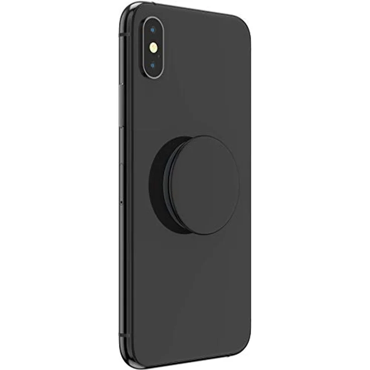 PopSockets PopGrip Basic, Ausziehbarer Sockel und Griff für Smartphones und Tablets, nicht austauschbar, Schwarz – Bild 4