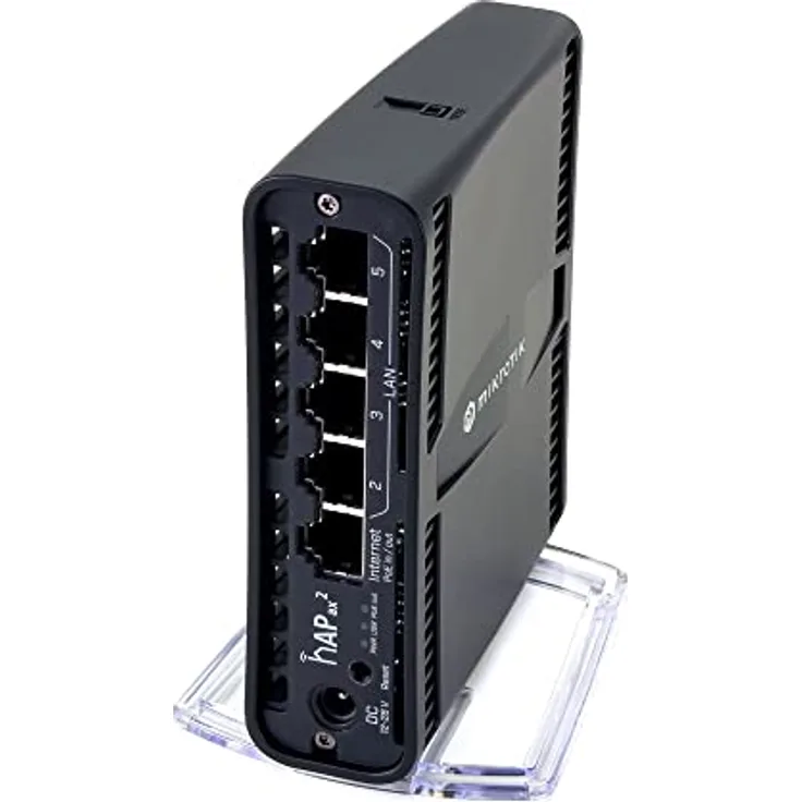MikroTik hAP ax² C52iG-5HaxD2HaxD-TC - Dual-Band WLAN Router mit 802.11ax, 1200 Mbit/s (5 GHz), 574 Mbit/s (2.4 GHz), 5 Ethernet LAN Ports - Preisvergleich