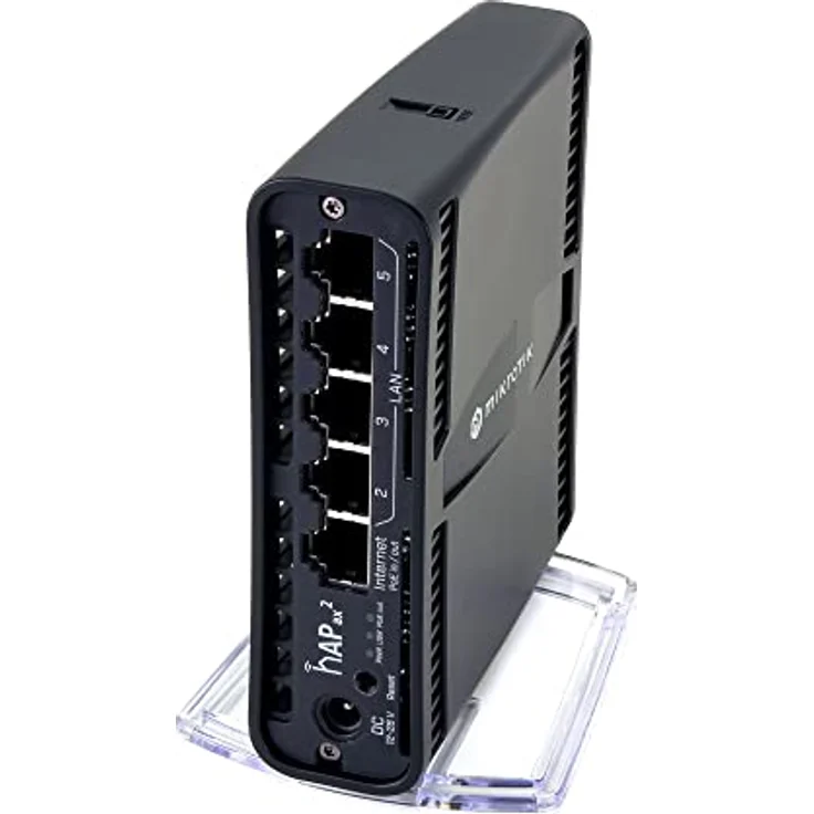 MikroTik hAP ax² C52iG-5HaxD2HaxD-TC - Dual-Band WLAN Router mit 802.11ax, 1200 Mbit/s (5 GHz), 574 Mbit/s (2.4 GHz), 5 Ethernet LAN Ports - Preisvergleich – Bild 1