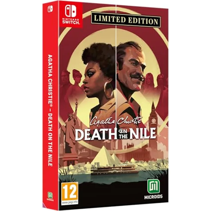MICROÏDS Agatha Christie - Death On The Nile - Limited Edition - Nintendo Switch mit DUAL PROTAGONISTS, erweitertem Storyline und dynamischem Mindmap-System