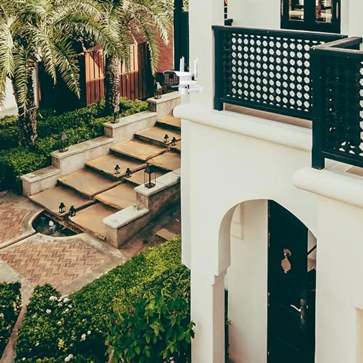 Retoo Überwachungskamera WLAN Vollfarb Infrarotlicht WiFi 1080P Wireless Überwachungskamera (Außenbereich, Set, WiFi-IP-Außenkamera, Hochempfindliche WiFi-Antenne,Satz Montagezubehör, Außen 2.4Ghz WiFi Überwachungskamera mit Nachtsicht, Weiß) – Bild 4