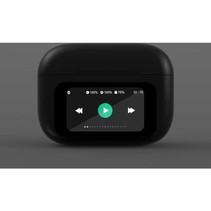 Gembird TWS-LCD-ANC-01-BK, In-Ear Kopfhörer mit LCD-Display, Active Noise Cancelling und Bluetooth, Schwarz – Bild 2