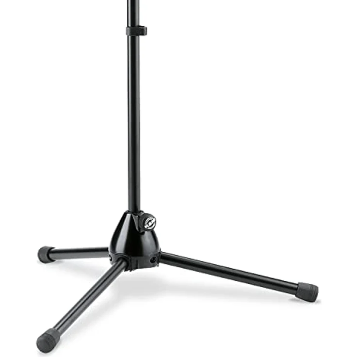 K & M Mikrofonstativ Straight Tripod - Schwarz – Bild 4