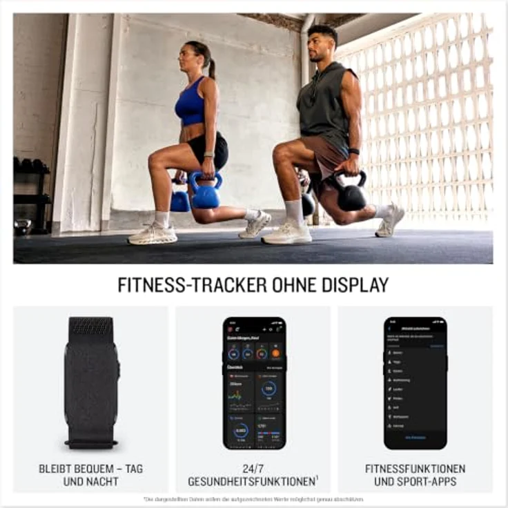 GARMIN Cirqa Smart Band L/XL Schwarz, Fitnessarmband mit 24/7 Gesundheits-Tracking, Schlafanalyse und umfangreichen Aktivitätsprofilen – Bild 3