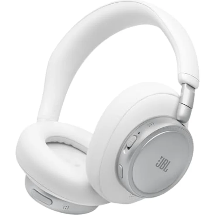 JBL LIVE 780NC, Over-ear Kopfhörer mit Adaptive Noise Cancelling und 80 Stunden Akkulaufzeit, Bluetooth White – Bild 1