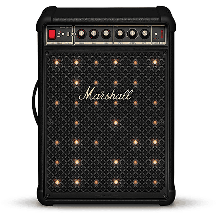 MARSHALL Bromley 450 Party Lautsprecher, Black and Brass