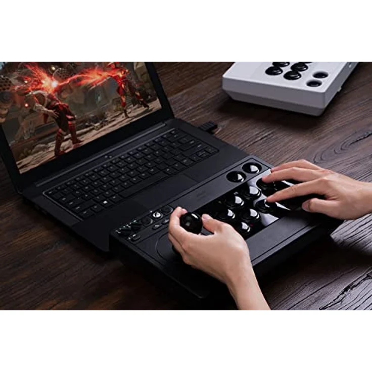 8bitdo Arcade Stick für Xbox, kabelloser Gaming Controller mit 3,5-mm-Audiobuchse, Schwarz – Bild 9