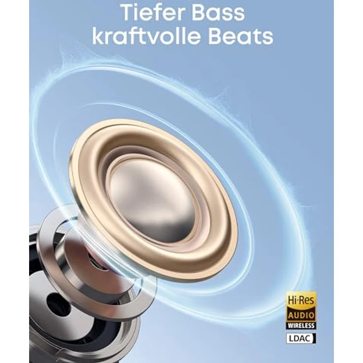 soundcore C50i, In-Ear-Kopfhörer mit passiver Geräuschunterdrückung, kabelgebunden, Schwarz – Bild 5