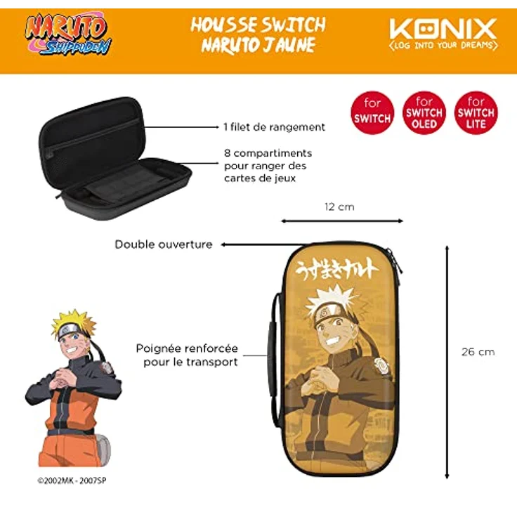 Tasche - Naruto Shippuden: Naruto für Nintendo Switch, Gelb – Bild 6