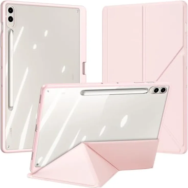 COFI 1453 Magi Hülle für Samsung Galaxy Tab S10 Ultra, mit Stifthalter und automatischem Ruhe-/Weckmodus, Pink