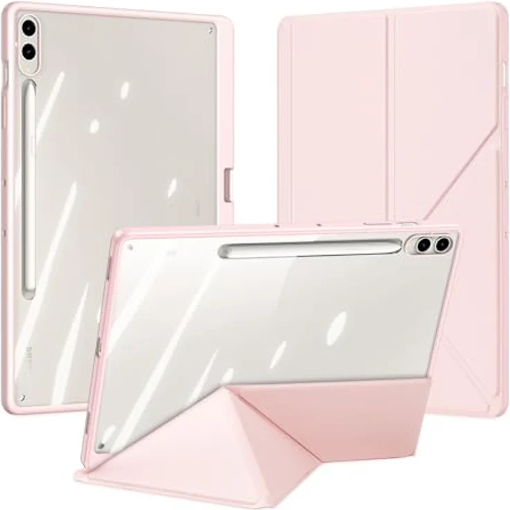 COFI 1453 Magi Hülle für Samsung Galaxy Tab S10 Ultra, mit Stifthalter und automatischem Ruhe-/Weckmodus, Pink – Bild 1