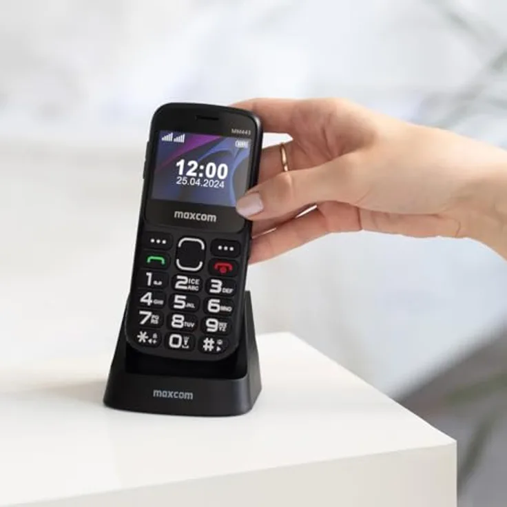 Maxcom MM 334 VoLTE 4G Block-Handy Schwarz