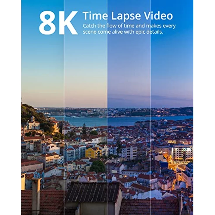 AKASO Action Cam 4K60FPS 48MP WiFi Unterwasserkamera mit SuperSmooth Stabilisierung, Touchscreen, 150° Weitwinkel, 60M Wasserdicht Kamera mit 8X Zoom, 16x Slo-mo, 2x1550mAh Akkus- Brave 8 – Bild 4