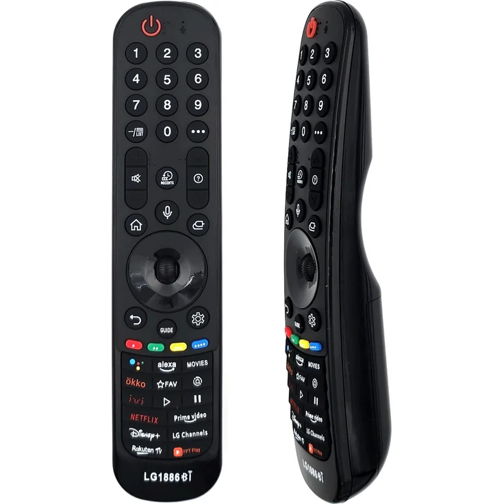 Alltro Ersatz TV Fernbedienung für LG MR21GA / MR21GC / MR22GA / MR22GN / MR23GA / MR24GA, mit Pointer und Sprachfunktion, Reichweite 10 m