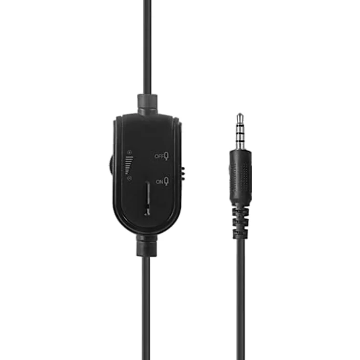 SPEEDLINK METIS Stereo-Headset – leichtes Headset kabelgebunden mit Mikrofon und Kabelfernbedienung, Büro und Home-Office, 3,5 mm-Klinkenanschluss inkl. Y-Adapter, Aufbewahrungstasche, schwarz – Bild 4
