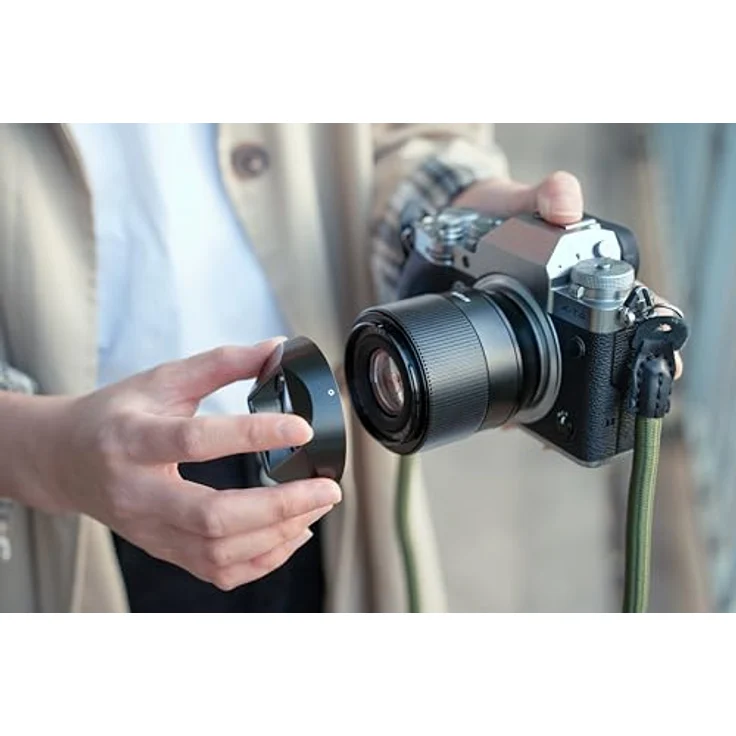 TTArtisan 56 mm F1.8 AF Objektiv, Metallgehäuse mit Bokeh-Funktion, kompatibel mit Sony E Mount – Schwarz – Bild 3