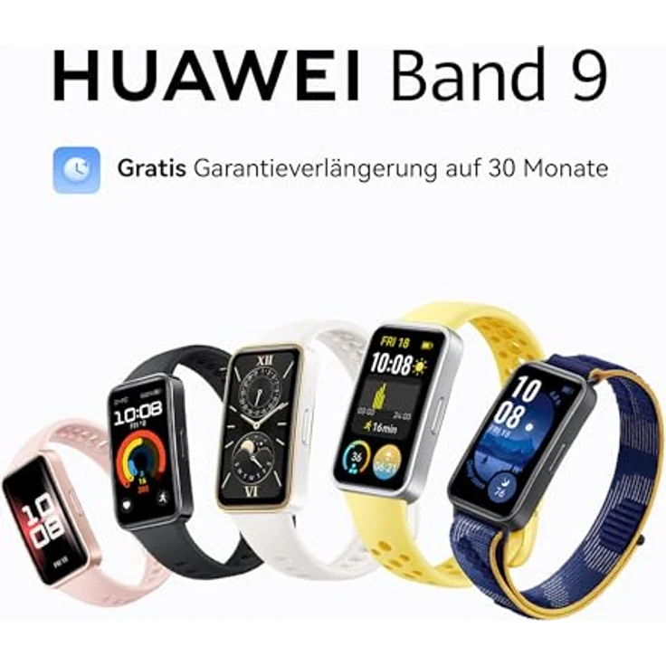 HUAWEI Band 9 Smartwatch, TruSleep 4.0 Schlaf-Tracking, 100 Trainingsmodi, intelligente Helligkeitseinstellungen, gelb, 30 Monate Garantie – Bild 2