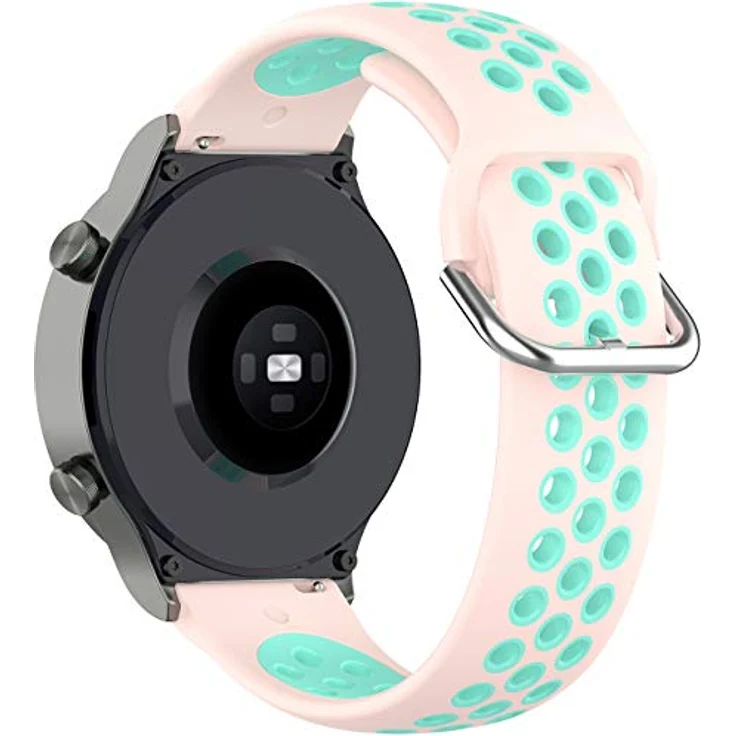 Shieranlee Soft Silicone Armband kompatibel mit Huawei Watch GT2 PRO, quick-release, 22mm, langlebig und wasserfest – Bild 3