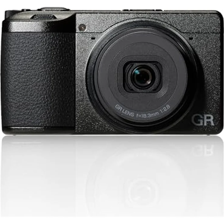 Ricoh GR IV Premium-Kompaktkamera, 25,7 MP APS-C-Sensor, 28 mm Brennweite, schneller Autofokus, ISO 204800, Bluetooth & WLAN, schwarzes Gehäuse – Bild 1