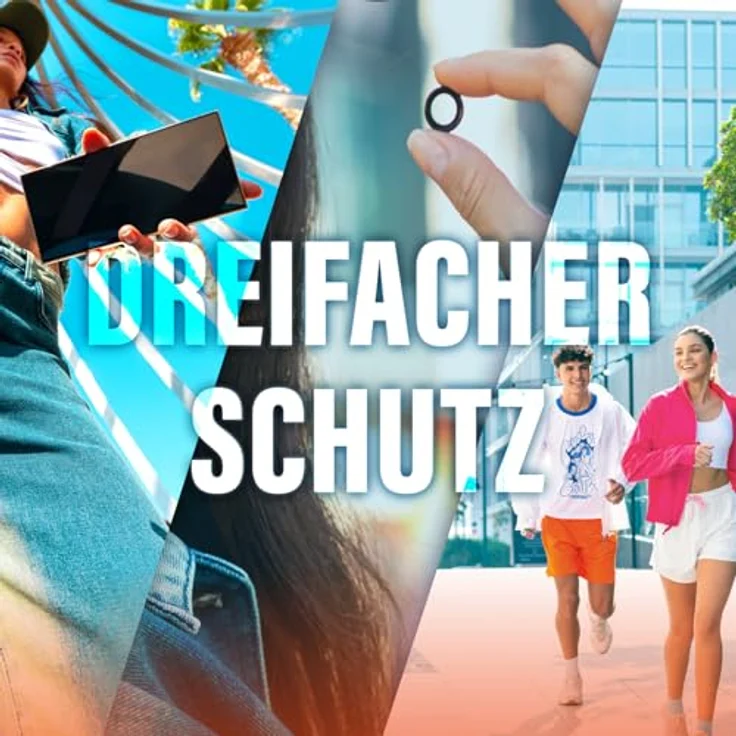 PanzerGlass CARE by 3-in-1 Schutzpaket iPhone 16e (2025) Hülle + Hoops Kameraobjektiv Displayschutzfolie, Transparentgehärtetes Glas, Militärischer Fallschutz – Bild 5