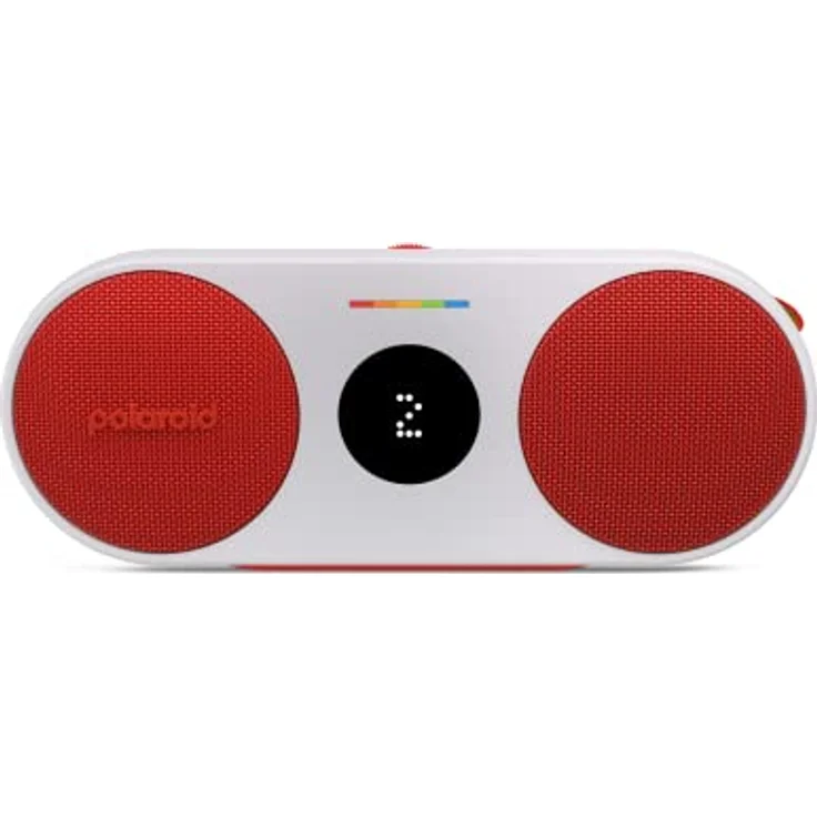 Polaroid P2 - Powerful Portable Wireless Bluetooth Speaker Rechargeable with Dual Stereo Pairing - Red and White – Bild 1