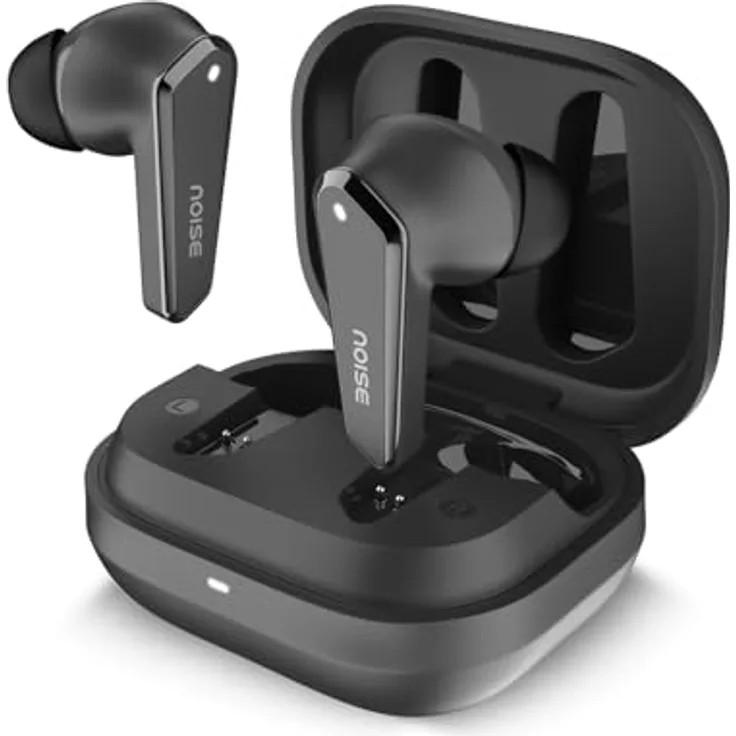 Noise Buds N1, TWS Kopfhörer mit 40 Stunden Akkulaufzeit, Bluetooth 5.3, IPX5 wasserfest, Schwarz