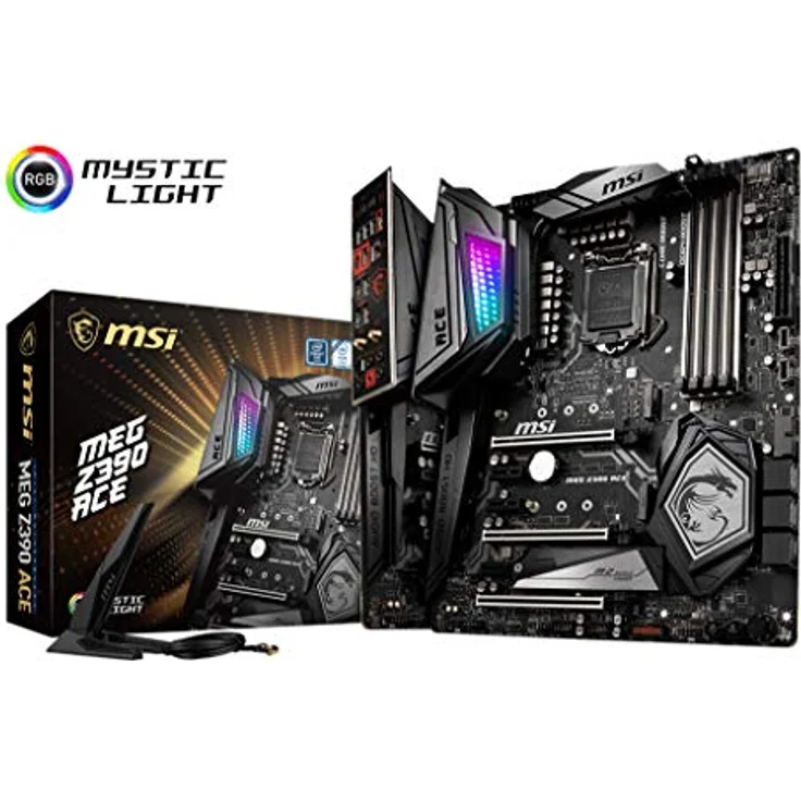 MSI MEG Z390 A LGA1151 (Intel 8th and 9th Gen) M.2 USB 3.1 Gen 2 DDR4 Wi-Fi SLI CFX ATX Z390 Gaming Motherboard – Bild 6