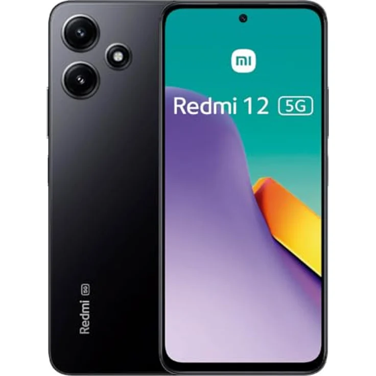Xiaomi Redmi 12 5G, 128GB/4GB RAM, midnight-black – Bild 1