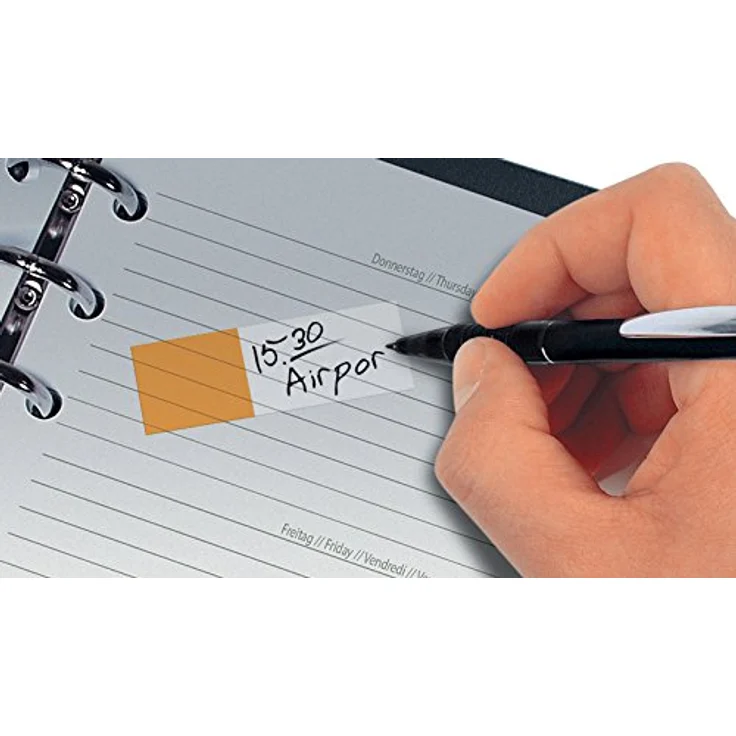 Sigel Notizzettel HN684, 10x50 Streifen, Multicolor transparente Haftmarker, farbsortiert – Bild 3