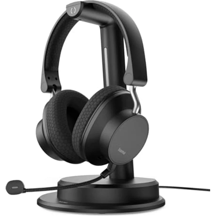 Hama BT-900, Verkabelte & Kabellose Kopfhörer für Büro/Callcenter, Schwarz – Bild 2