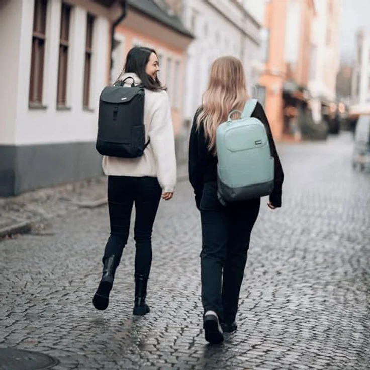 Thule Lithos Rucksack 16L, Laptop-Tasche mit gepolstertem Laptop- und Tabletfach, schwarz – Bild 6