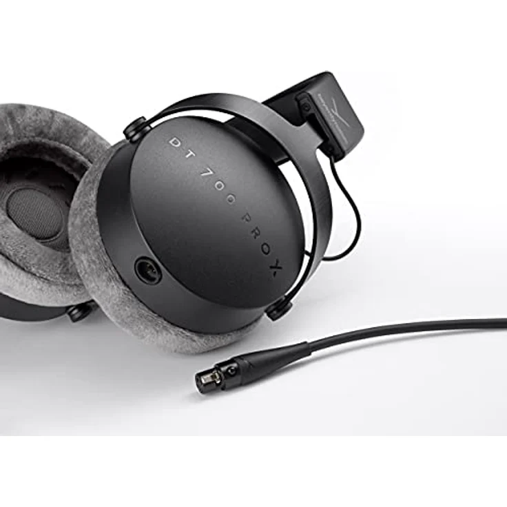 beyerdynamic EDT 900 Pro X Ohrpolster, Velour für DT 900 Pro X, grau, inkl. Schaumnetzscheibe, Paar – Bild 4