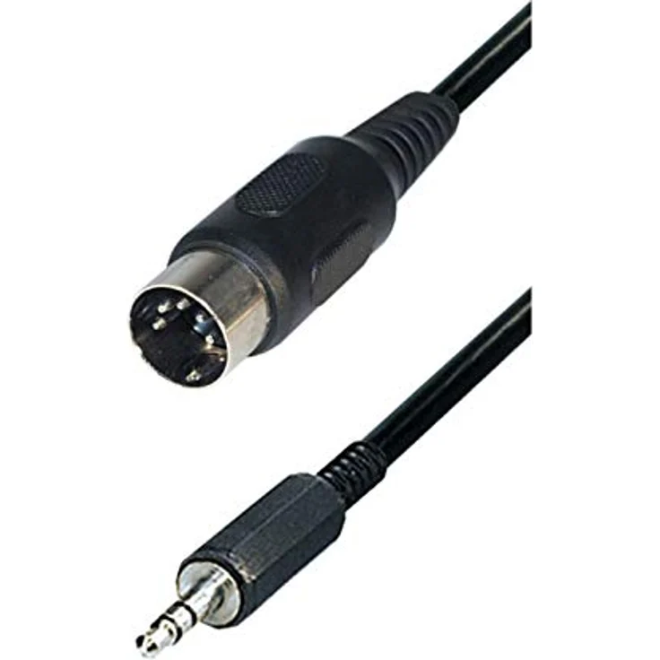 Transmedia Verbindungskabel 5 pol. DIN-Stecker - Klinkenstecker 3,5mm – Bild 2