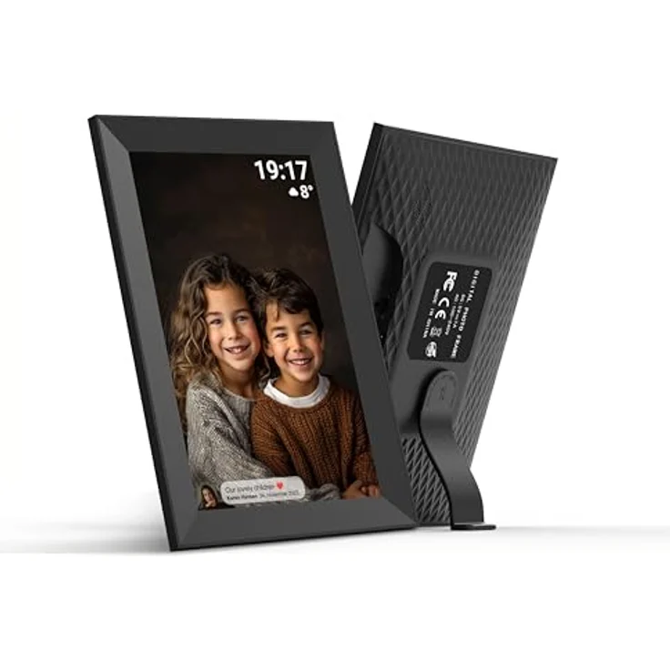Denver Frameo PFF-1012 Schwarz, Digitaler Bilderrahmen mit 10.10" HD IPS Touchscreen und WLAN – Bild 4