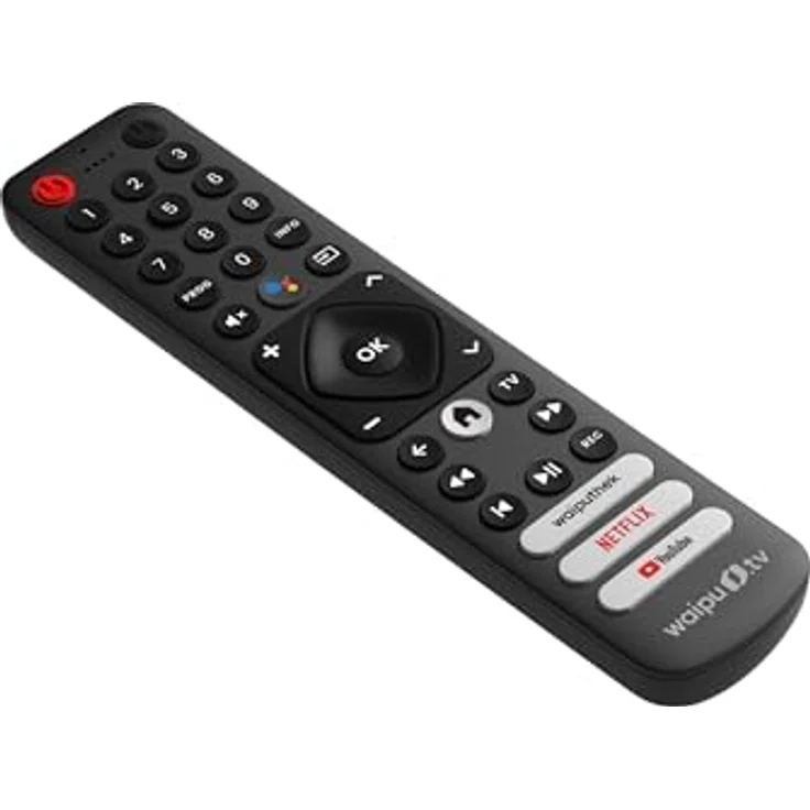 waipu.tv HYBRID Stick | Inkl. Fernbedienung mit Schnellwahltasten (mit TV-Steuerungstasten) | Fernsehen über WLAN, DVB-T2 und DVB-C | HDMI | 4K | HDR – Bild 5