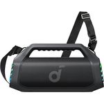 soundcore Boom 2 Pro Outdoor-Lautsprecher, 140 W, 2+2 Kanäle, BassUp 2.0, 20 h, Schnellladung, IP68 Staub- und wasserdicht, RGB-Lichter, USB-C, Powerbank, BT 5.3, tragbarer Bluetooth-Lautsprecher