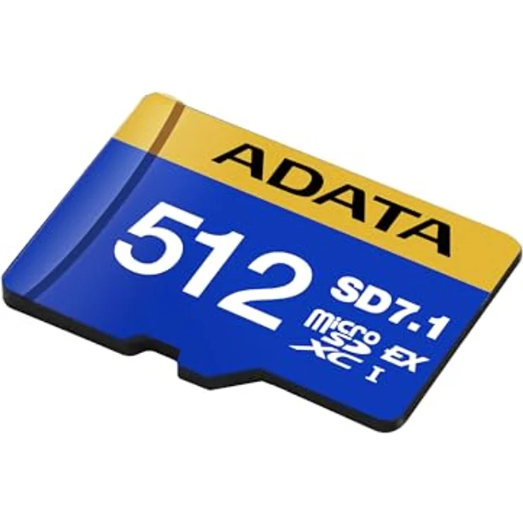 ADATA 512 GB Speicherkarte Premier Extreme MicroSDXC SD7.1 Express V30 Class 10, PCIe- und NVMe-Protokolle, schnelle Lese-/Schreibgeschwindigkeit von 800/700 MB/s – Bild 2