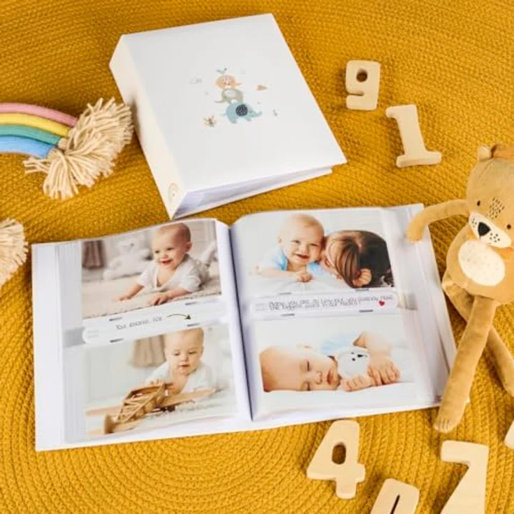 Hama Memo-Album 10 x 15 cm Animals, weiß, für 200 Fotos mit Platz für Anekdoten – Bild 7