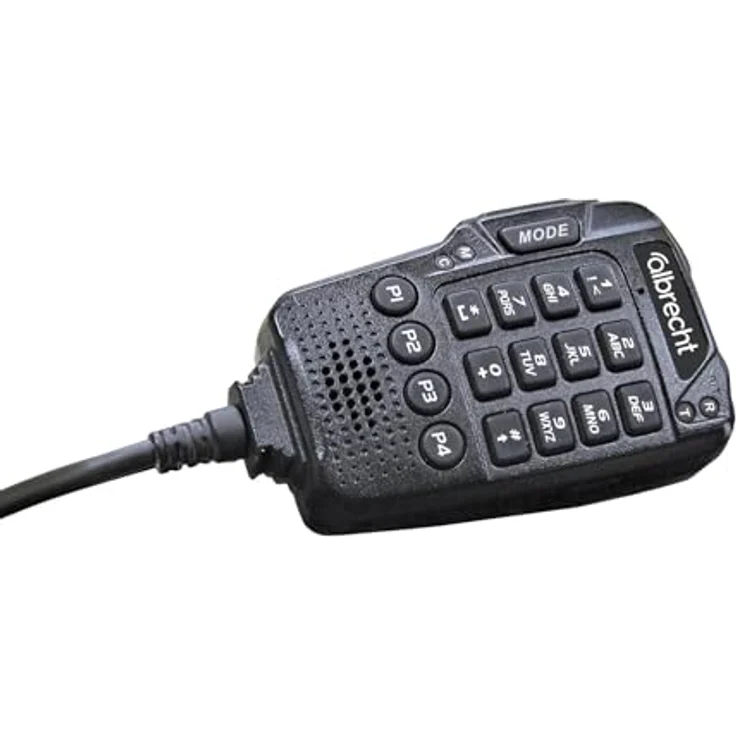 Albrecht Ansteck Sprach-Mikrofon für AE 5900 Mini SSB, multifunktional mit programmierbaren Tasten und LED-Anzeigen – Bild 4