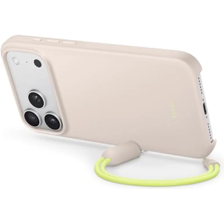 Beats iPhone 17 Pro Max Kickstand Case, MagSafe mit integrierter Kamerasteuerung, abnehmbarem Ständer und Trageschlaufe, matte Kalkstein-Oberfläche mit Mikrofaser-Innenfutter – Bild 1